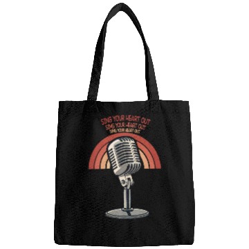 Discover Sing Your Heart Out Microphone Crooner Retro 50s Bags