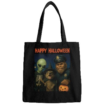 Discover Bigfoot Alien Rock Hyrax Awawa Funny Halloween Tri Bags