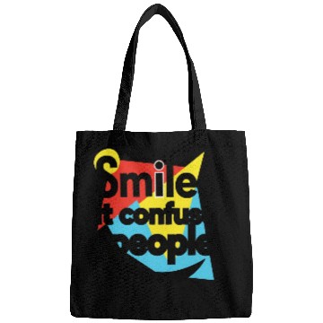 Discover Smile it confuses people Bags