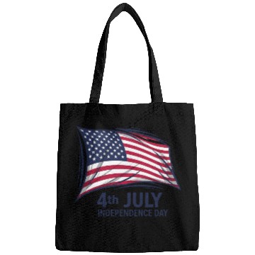 Discover US flag independence day Bags