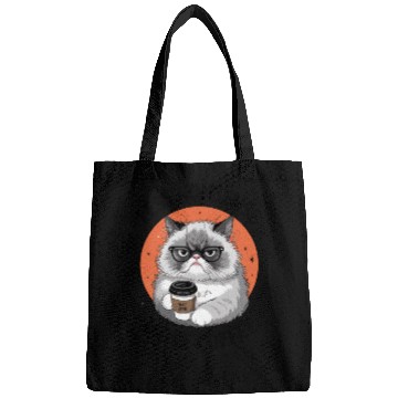 Discover Grumpy Cat with Coffee Bags