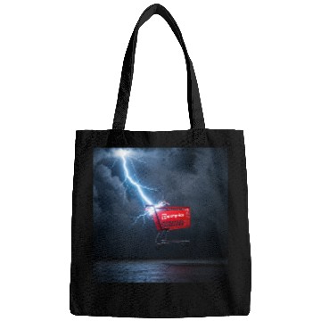 Discover Electric Storm Art Bags