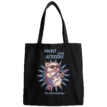 Discover Pocket Sized Attitude Hedgehog Bags