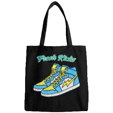 Discover Fresh Kicks Lightning Bolt Sneakers Retro 80s Bags
