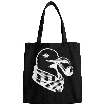 Discover Nordic Seagull Art With Sailor Flair Bags