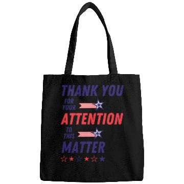 Discover Patriotic Thank You Message Design Bags
