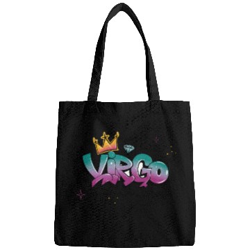 Discover Virgo Graffiti Zodiac Art Bags