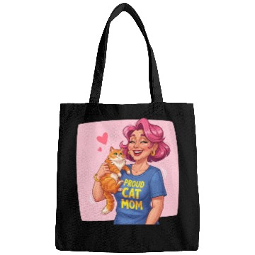 Discover Proud Cat Mom Style Bags