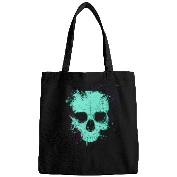 Discover Neon Splatter Skull Bags