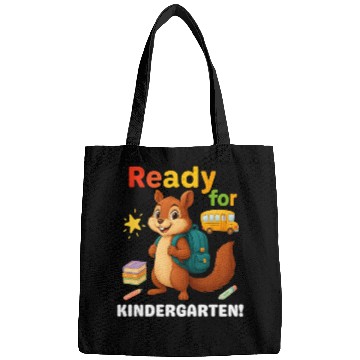 Discover Squirrel Ready for Kindergarten Back to School Bags