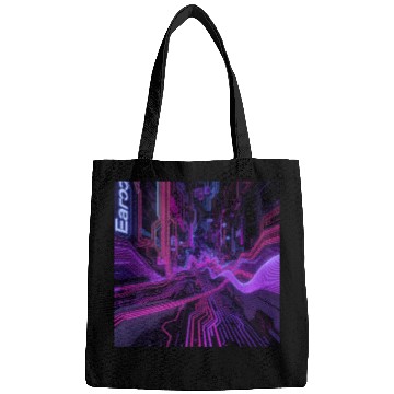 Discover Cyberpunk Cityscape Bags