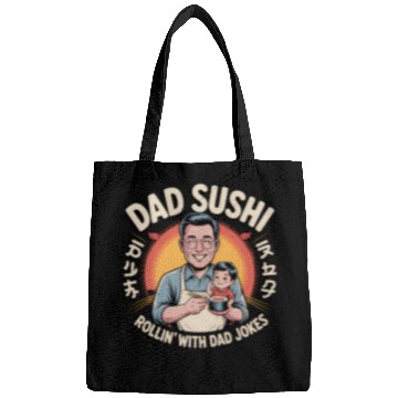 Discover Reel Cool Dad Sushi Fishing Funny Father’s Day Bags