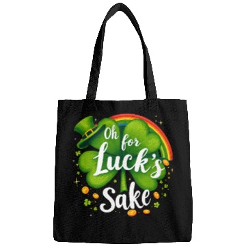 Discover Funny Shamrock Clover Design Bags