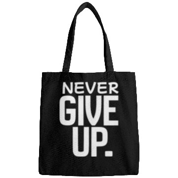 Discover never give up Bags