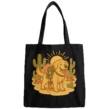 Discover Golden Retriever Desert Hike Bags