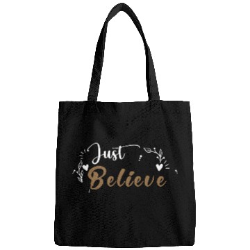 Discover Just Believe Original Brown Bags