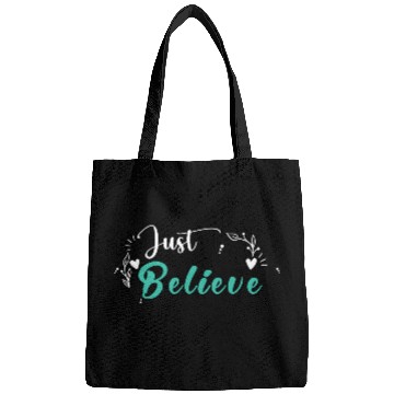 Discover Just Believe original White-Blue Bags