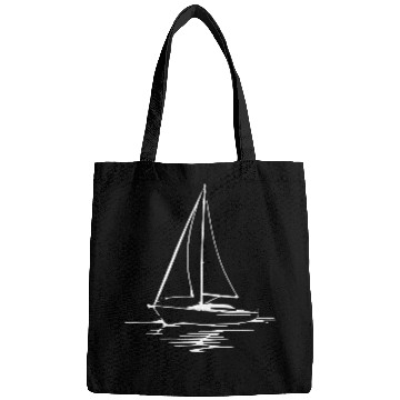 Discover Classic Sailboat Outline Bags