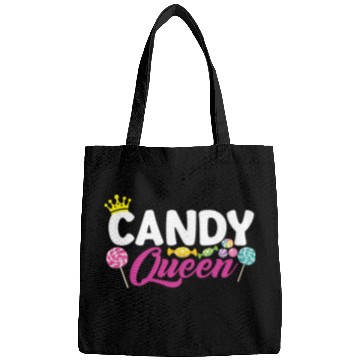 Discover Funny Candy Queen Lollipop Lover Design 01 Bags