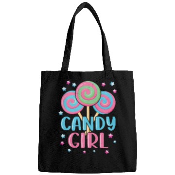 Discover Cute Lollipop Candy Girl Design 01 Bags