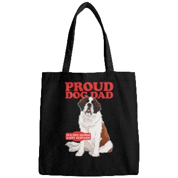 Discover Saint Bernard Dog Dad St. Bernhard Bags