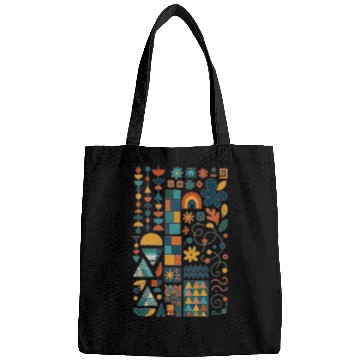Discover Colorful Geometric Harmony Bags