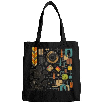 Discover Abstract Grid Geometry Bags