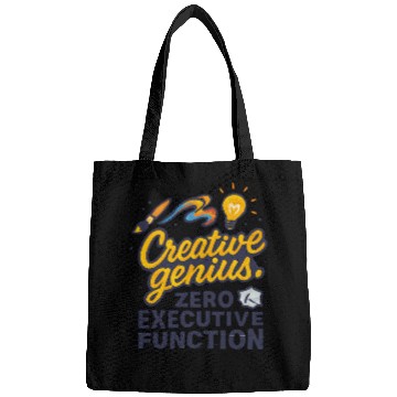 Discover Creative Genius. Zero Executive Function. Bags