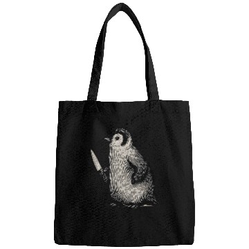 Discover Funny Fight Or Flight Meme Penguin With Knife Bags