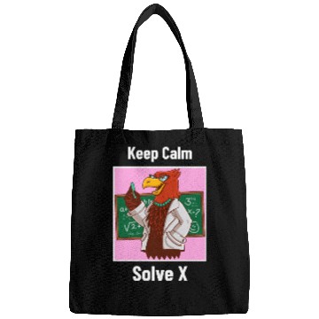 Discover Keep Calm Solve X Algebra Teacher Bags
