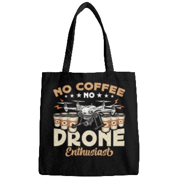 Discover Drone Enthusiast No Coffee Aviation Coffee Lover Bags