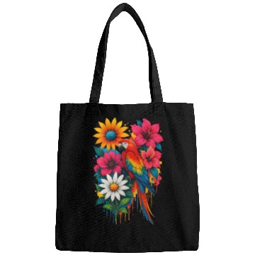 Discover Tropical LOVE & Floral Feathers Bags