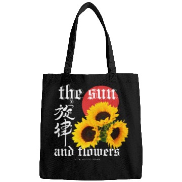Discover Japanese sun flower Dark Fantasy Bags Design