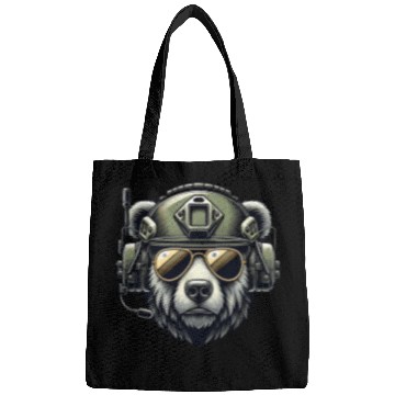 Discover Bear Military Design Bags