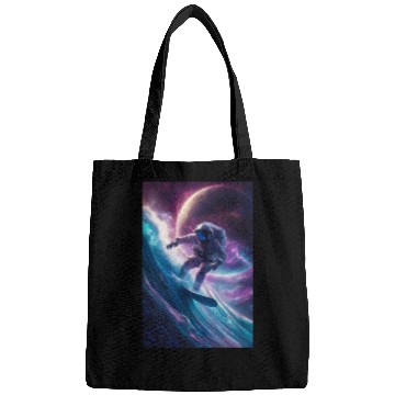 Discover Galactic Surfing Astronaut Bags