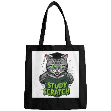 Discover Studious Jungle Leopard Illustration Bags