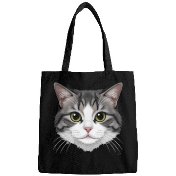 Discover Realistic Cat Face – Feline Charm in Every Detail Bags