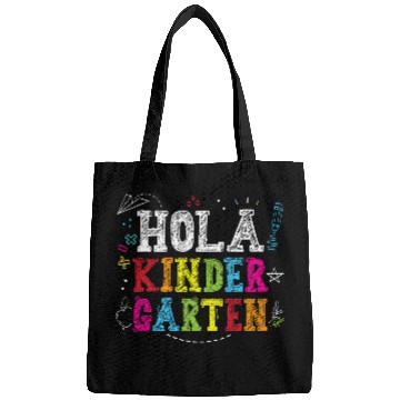 Discover Hola Kindergarten Spanish Teacher Back to School Bags