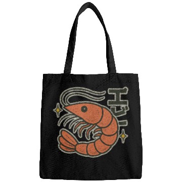 Discover Kawaii Shrimp Japanese Bags