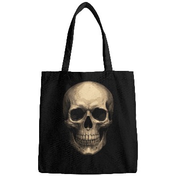 Discover Realistic Skull – Dark Grunge Art Bags