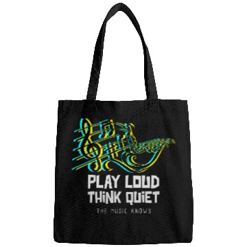 Discover Play Loud, Think Quiet Music Bags