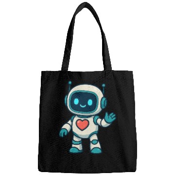 Discover AI & Robot Characters – Futuristic Design Collecti Bags