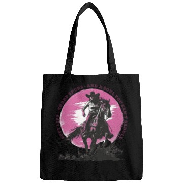 Discover Wild West Cowboy Riding Vintage Design Bags