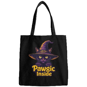 Discover Enchanted Cat Witch Bags Design