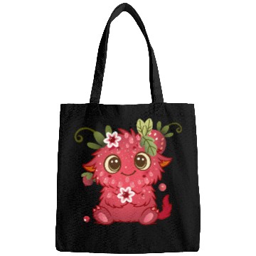 Discover Cute Monster in Raspberry Design Bags