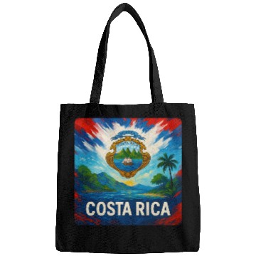 Discover Costa Rica Travel Art Bags