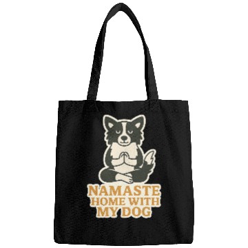 Discover Peaceful Dog Meditation Design Bags