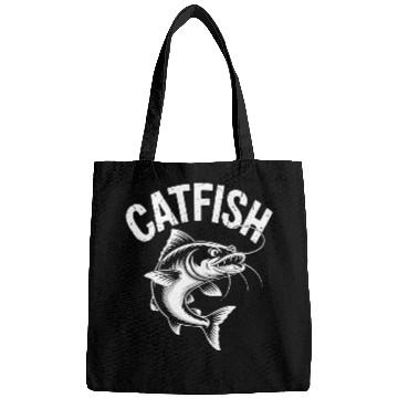 Discover Vintage Catfish Fishing Design Bags