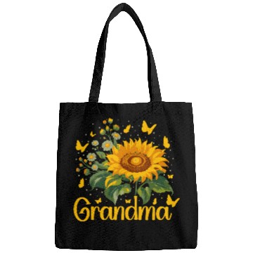 Discover Grandma Sunflower Appreciation Design Bags