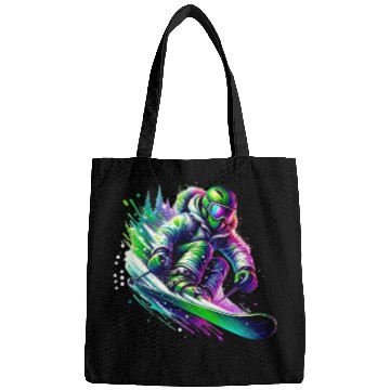 Discover Vibrant Neon Skiing Warrior Bags